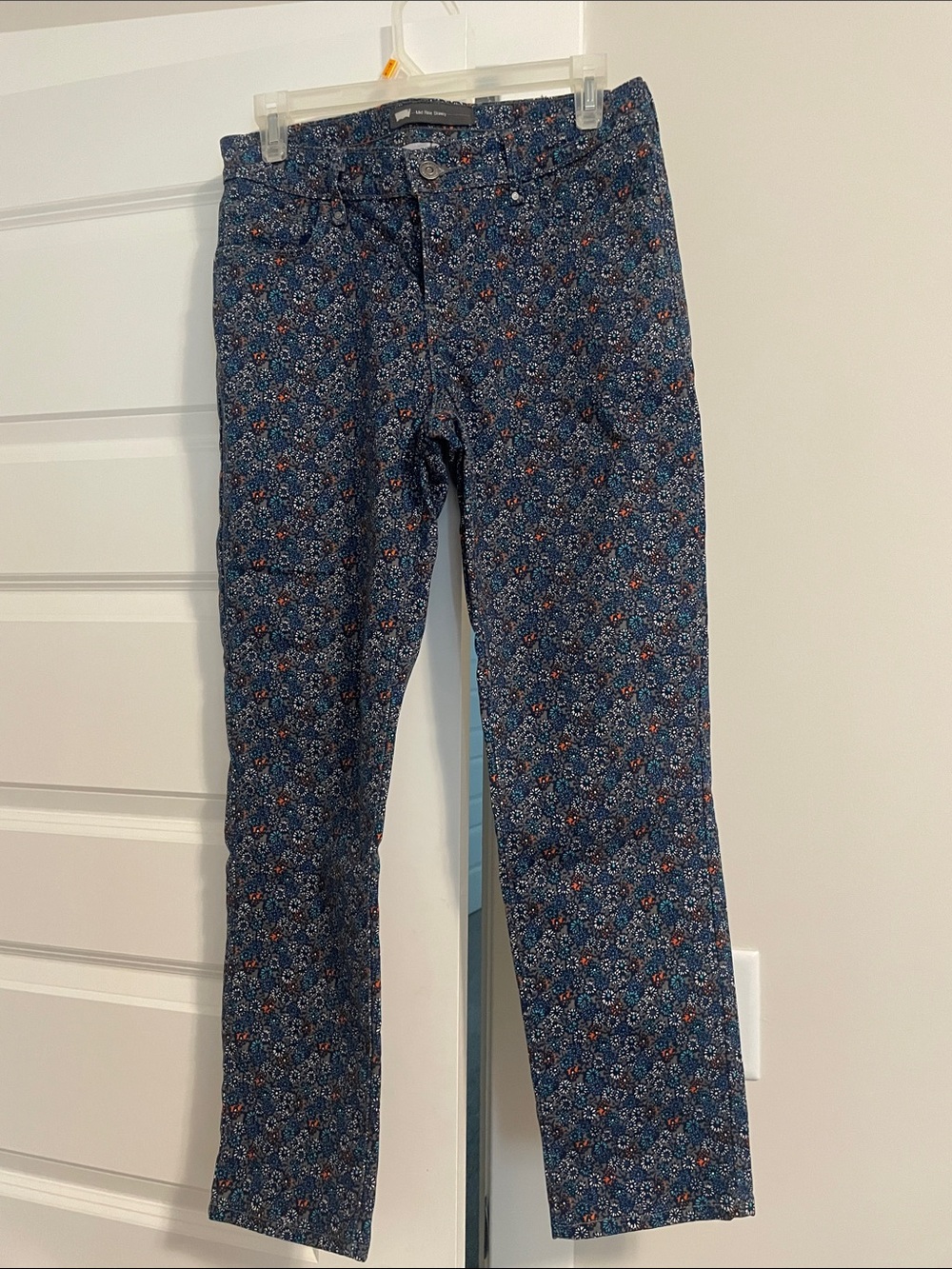 Levi's Navy Blue Floral Straight Leg Jeans